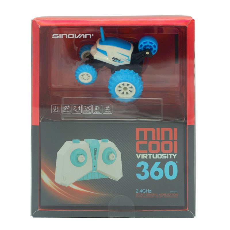Kaskadérské RC auto mini modré