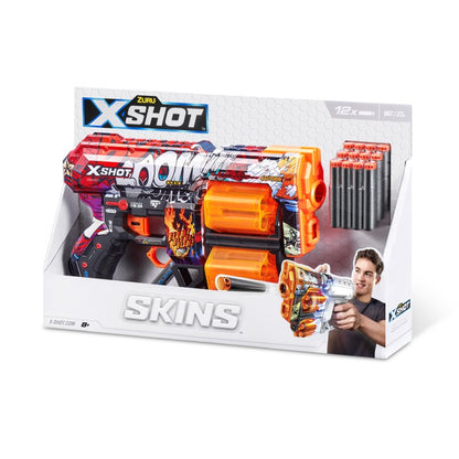 Pistole X-Shot Skins Dread + 12 šipek K.O