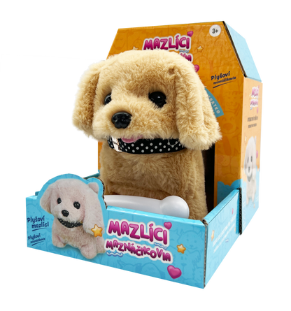 Mazlíci - pejsek Alík béžový