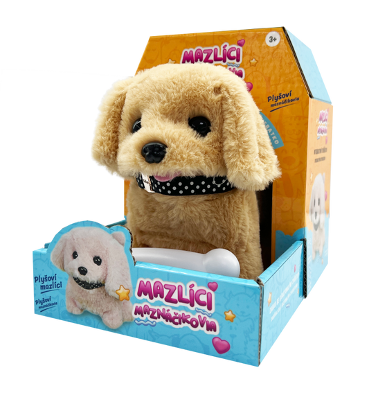 Mazlíci - pejsek Alík béžový
