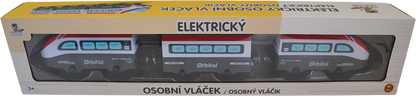 BABU vláčky - Elektrický osobní vláček - set 3 ks