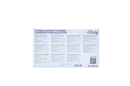 Lexibook iParty sada přenosných bluetooth reproduktorů s mikrofonem