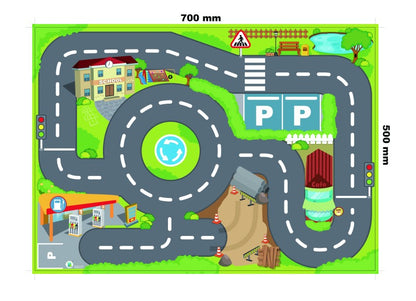Kiddy Go! Autíčka sada 5ks s podložkou Město
