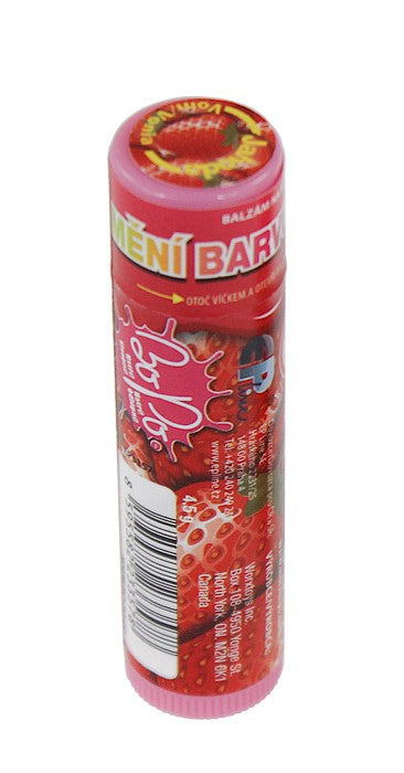 BO-PO Balzám na rty měnící barvu čokoláda, jahoda, žvýkačka, máta
