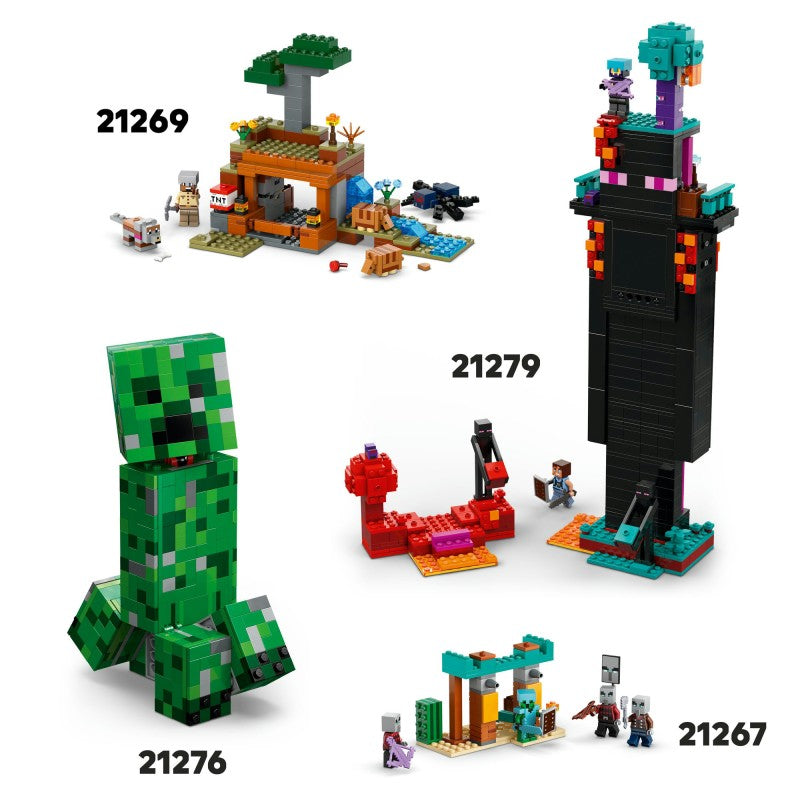 LEGO® Minecraft® 21278 Základna plenitelů a Ničitel