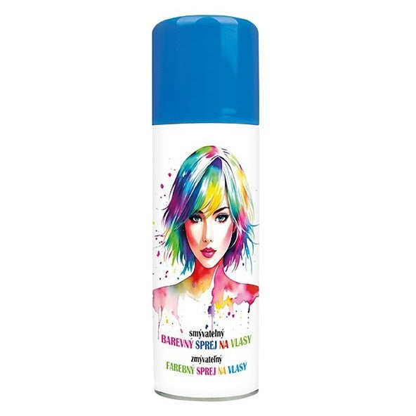 Sprej na vlasy tmavě modrý 125 ml