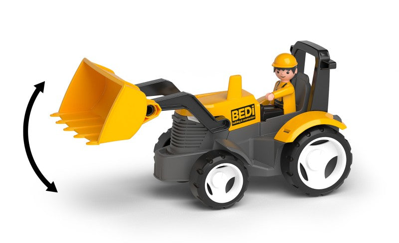 MultiGO ECO Žlutý traktor s radlicí, figurka Igráček