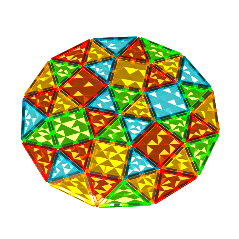 Geomag Magnetic Tiles 100 dílků
