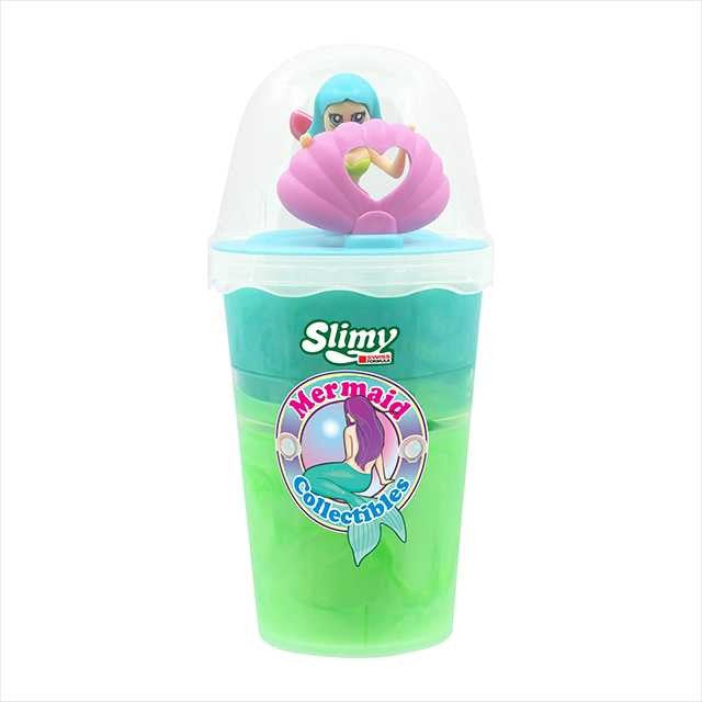 Slimy s mořskou pannou zeleno - fialový sliz