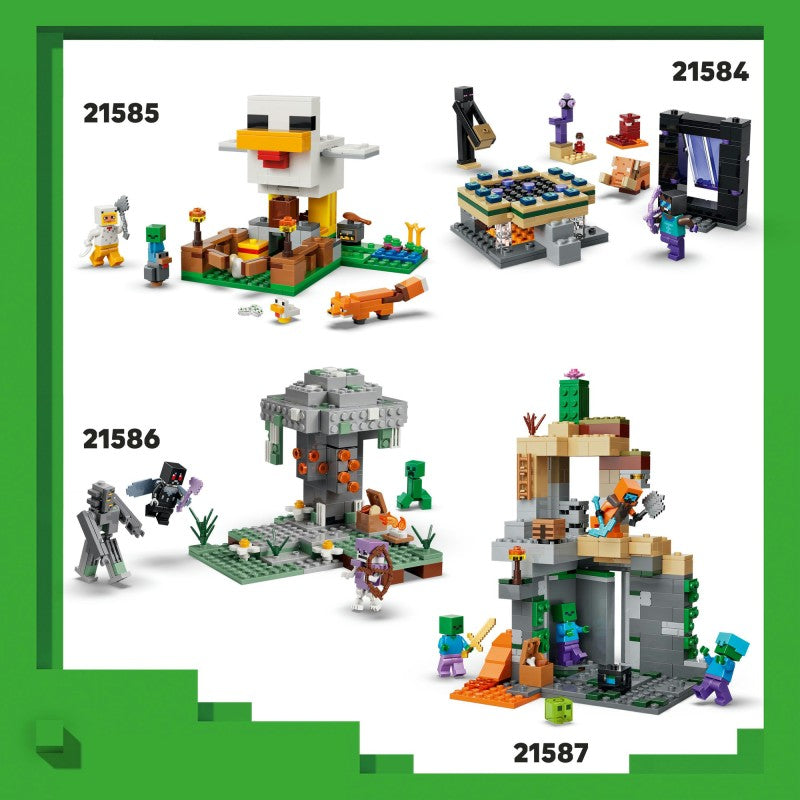 LEGO® 21583 Minecraft®  Steve a dobrodružství v tajze