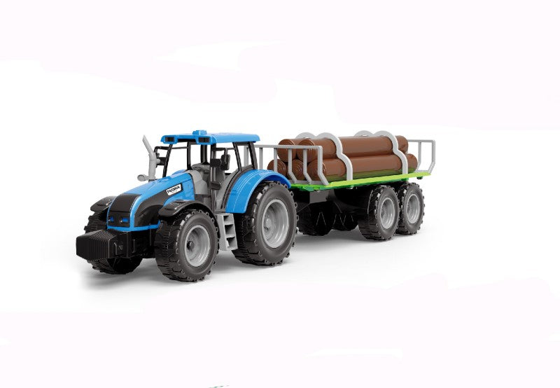 Traktor na setrvačník červený