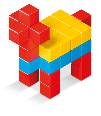 Geomag Magicube Full Color 128 dílků