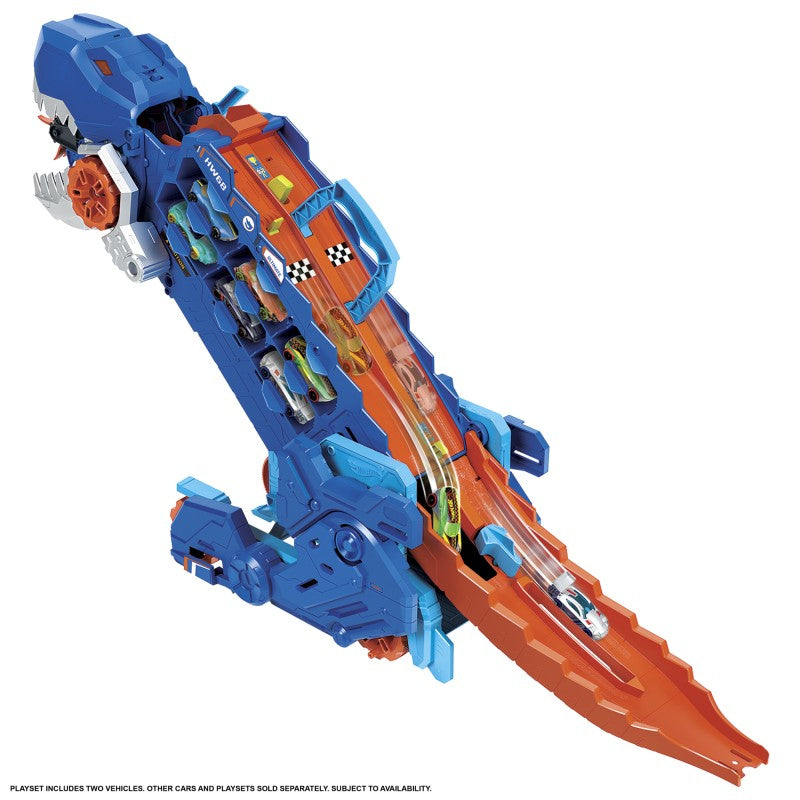 Hot Wheels city T-rex tahač se světly a zvuky