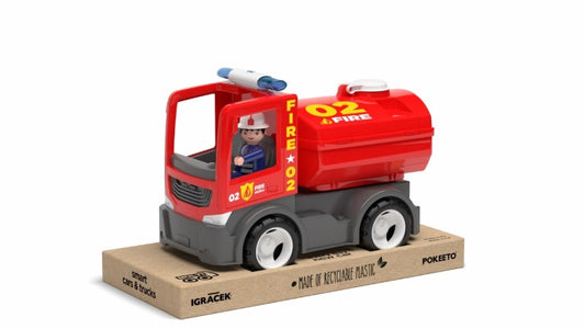MultiGO ECO Fire - Cisterna s hasičem - auto s Igráčkem