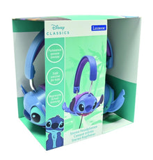 Lexibook skládací drátová sluchátka Stitch s limitem hlasitosti