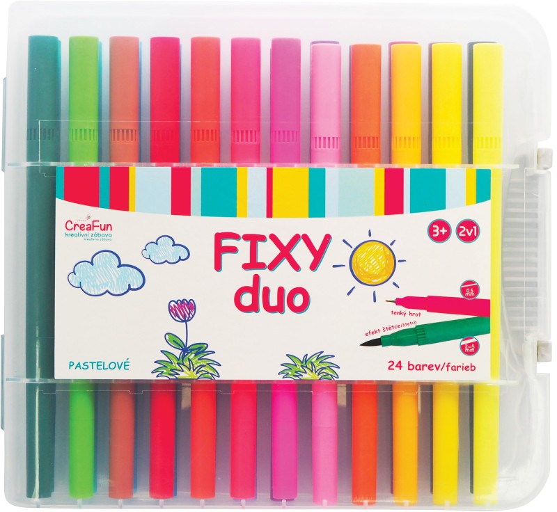 CreaFun - Fixy DUO 24 barev