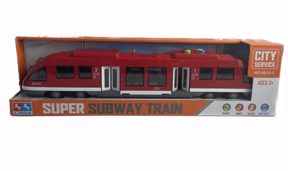 Metro se světelným efektem modré
