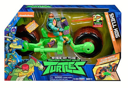 Želvy Ninja motorka s figurkou Leonardo