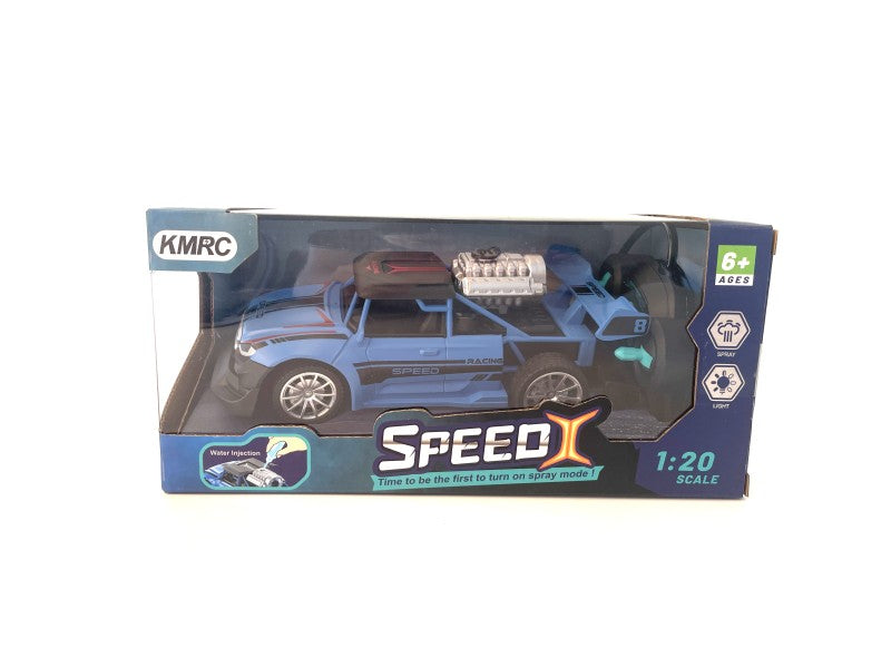 Auto 1:20 s efektem kouře RC červené