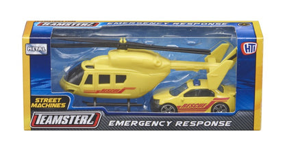 Teamsterz helikoptéra a autíčko policie