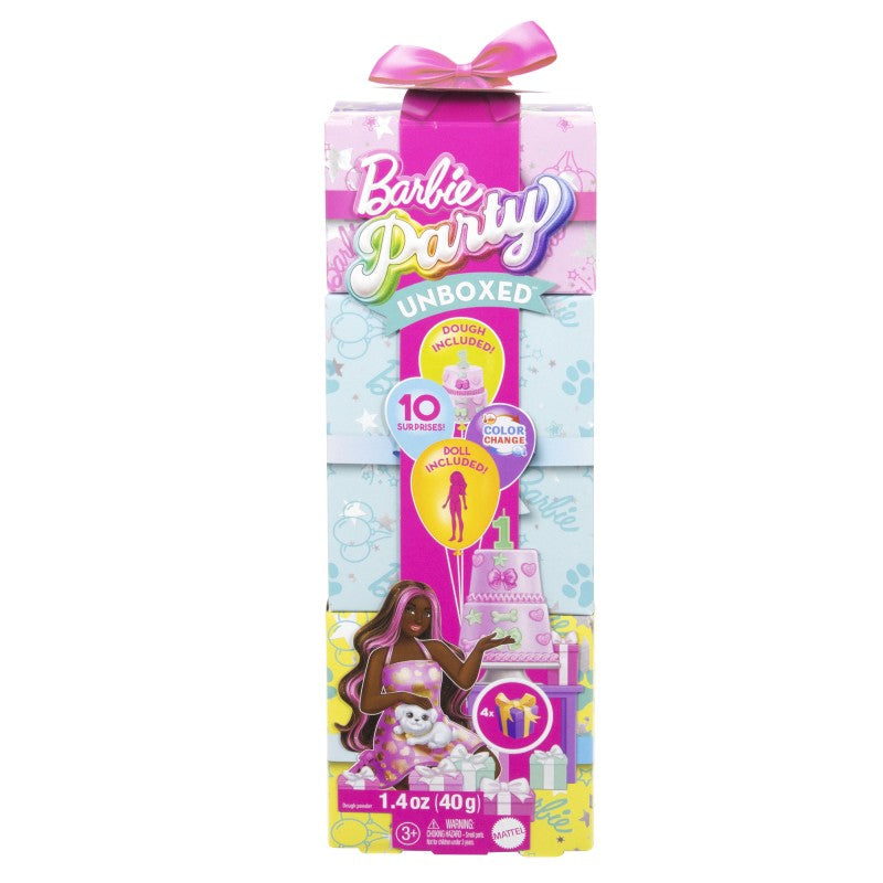 Barbie party reveal Barbie