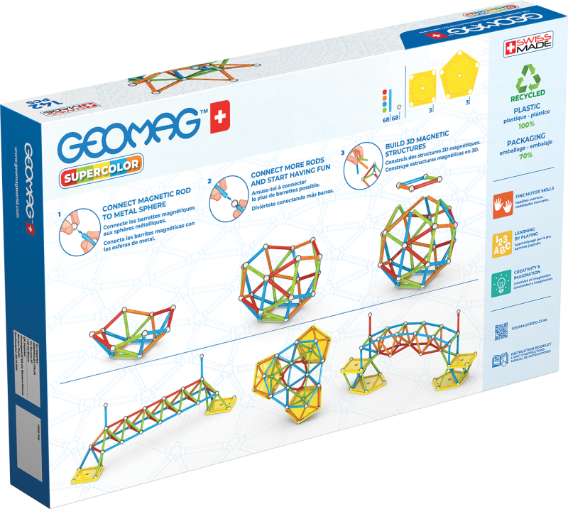 Geomag Supercolor 142 dílků