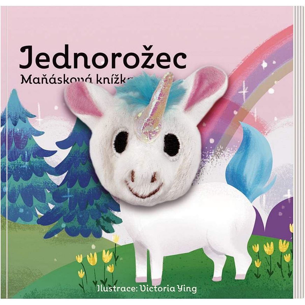Knížka maňásková Jednorožec