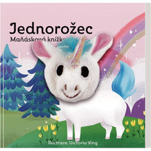 Knížka maňásková Jednorožec