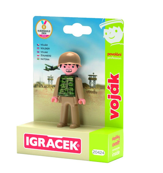 Igráček Voják - figurka s příslušenstvím