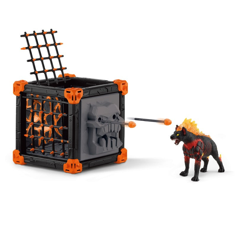 Schleich Aréna BattleCave lávové hyeny