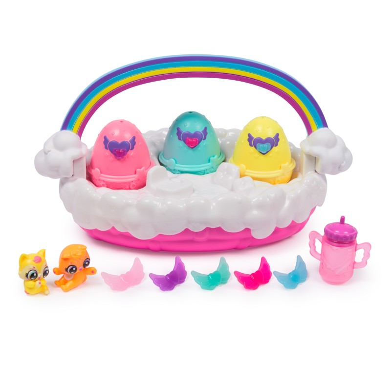 Hatchimals figurky s doplňky z duhového obláčku