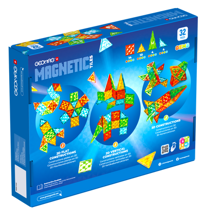 Geomag Magnetic Tiles Raketa 32 dílků