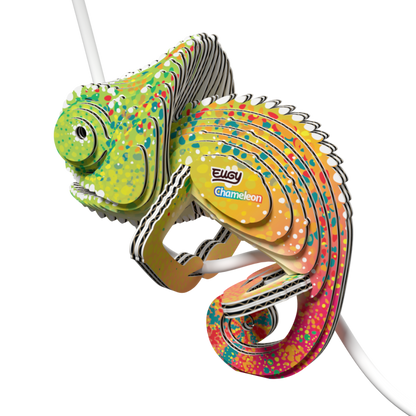 EUGY Chameleon 3D kartonová skládačka