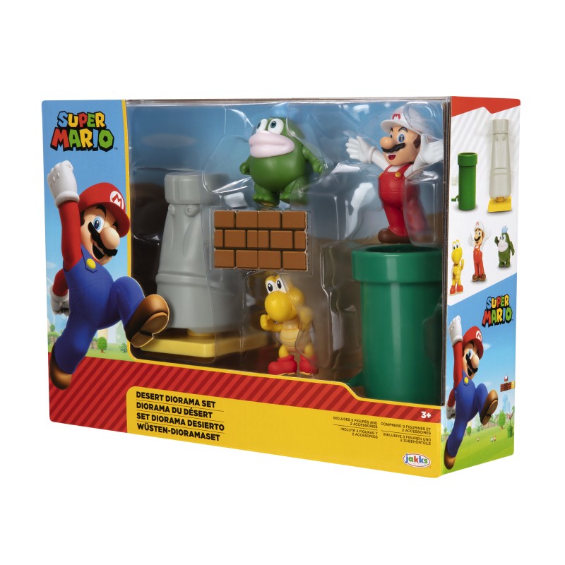 Sada 5 figurek Super Mario Diorama 6 cm
