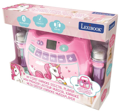 Lexibook reproduktor karaoke jednorožec se 2 mikrofony