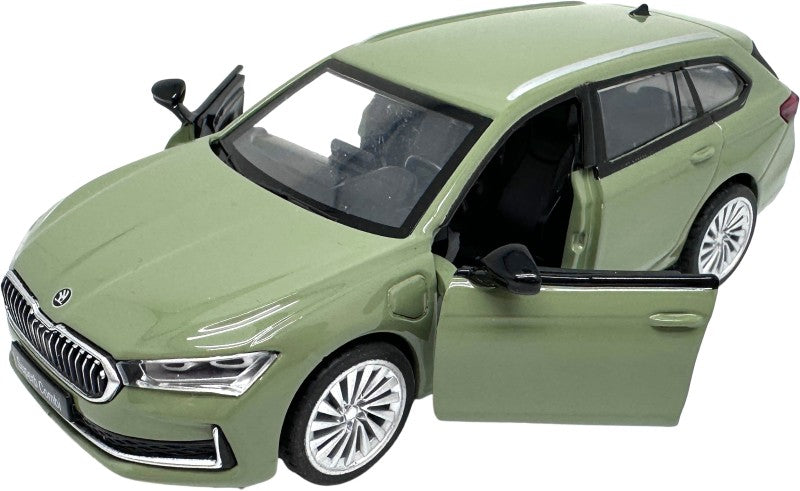 Škoda Superb IV Combi zelené 1:35