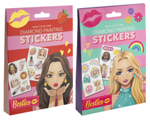 Diamantové malování Besties - samolepky 2 druhy