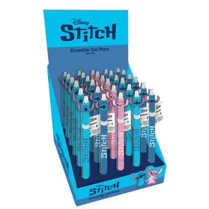 Stitch gumovací gelové pero modré DPL30