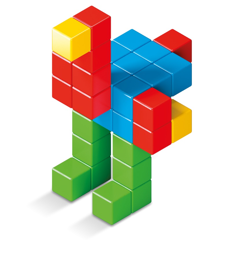 Geomag Magicube Full Color 128 dílků
