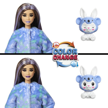 Barbie cutie reveal Barbie v kostýmu Medvědice v modrém kostýmu Delfína