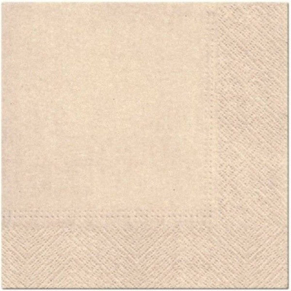 Ubrousky papírové Natur 33 x 33 cm 20 ks