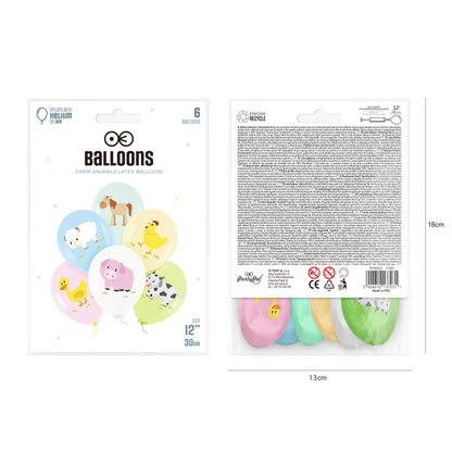 Pejskové - Latexové balónky s potiskem - 30 cm 6 ks