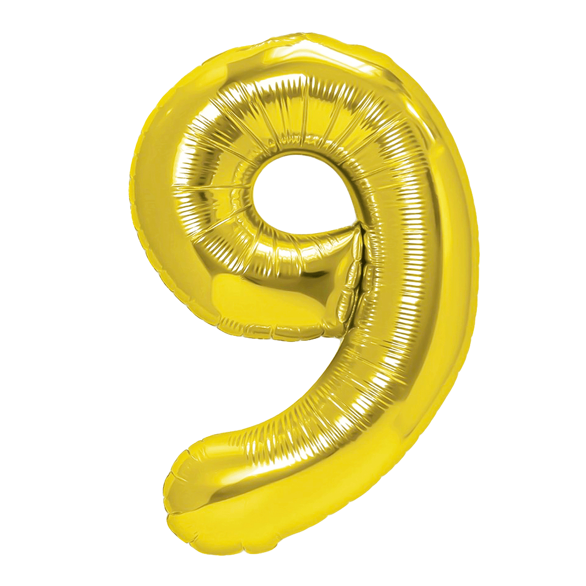 Foliový balón číslice 9 zlatá 70 cm