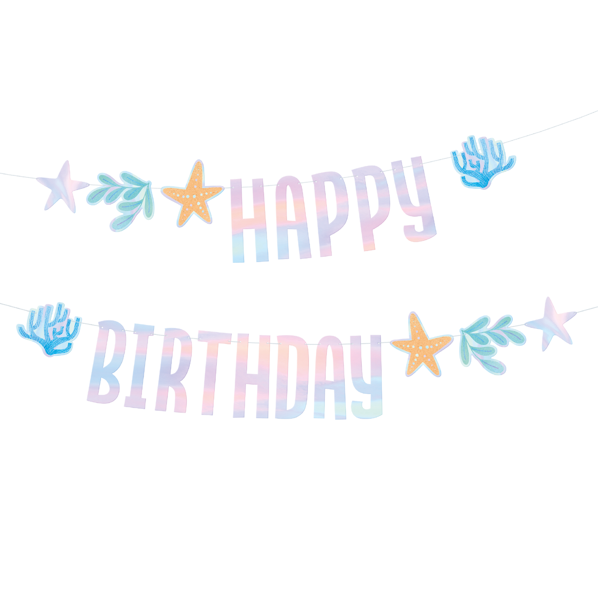 Happy Birthday Ocean banner 240x17cm