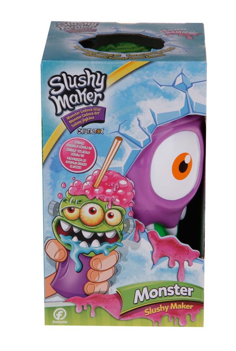Slushy Maker Monster výroba ledové tříště Fialová hlava