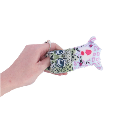 Fidget Fluffy Flipper - zvířátka kočička a leopard