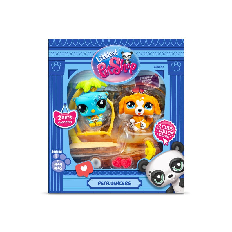 Littlest Pet Shop balení 2 zvířátka Petfluenceři mix