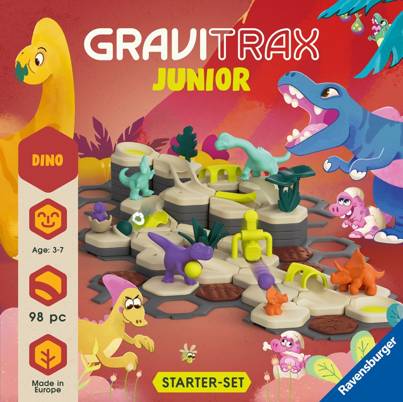 Kuličková dráha GraviTrax Junior Dinosauři Startovní sada L
