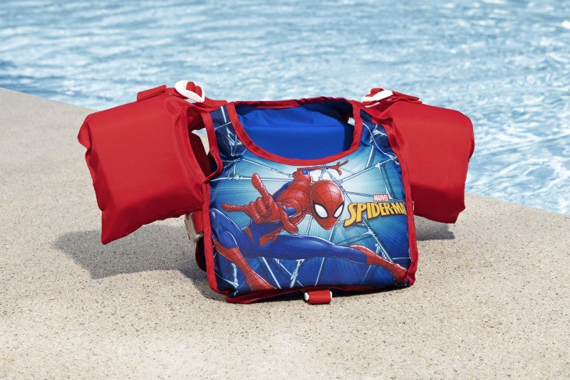 Vesta Spiderman s rukávky dětská plovací