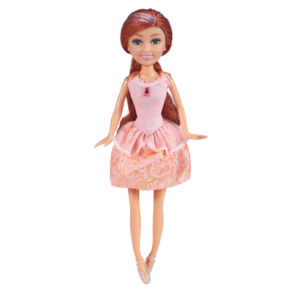 Princezna Sparkle Girlz v kornoutku růžové šaty